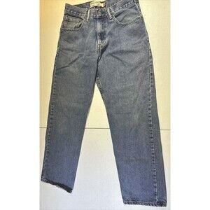 Levis Mens Size 31x30 Straight Regular 550 Relaxed Fit Blue Cotton Jeans Men